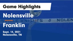 Nolensville  vs Franklin  Game Highlights - Sept. 14, 2021