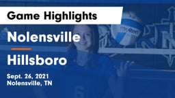 Nolensville  vs Hillsboro  Game Highlights - Sept. 26, 2021