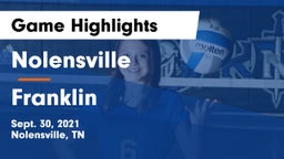 Nolensville  vs Franklin  Game Highlights - Sept. 30, 2021