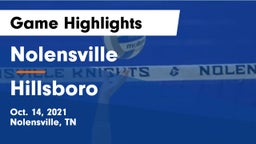 Nolensville  vs Hillsboro  Game Highlights - Oct. 14, 2021