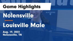 Nolensville  vs Louisville Male  Game Highlights - Aug. 19, 2022