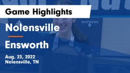 Nolensville  vs Ensworth  Game Highlights - Aug. 23, 2022