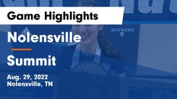 Nolensville  vs Summit  Game Highlights - Aug. 29, 2022