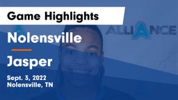 Nolensville  vs Jasper  Game Highlights - Sept. 3, 2022