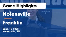 Nolensville  vs Franklin  Game Highlights - Sept. 13, 2022