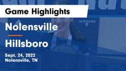 Nolensville  vs Hillsboro  Game Highlights - Sept. 24, 2022