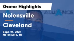 Nolensville  vs Cleveland  Game Highlights - Sept. 24, 2022