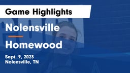 Nolensville  vs Homewood  Game Highlights - Sept. 9, 2023