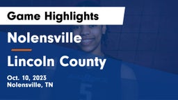 Nolensville  vs Lincoln County  Game Highlights - Oct. 10, 2023