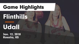 Flinthills  vs Udall  Game Highlights - Jan. 12, 2018