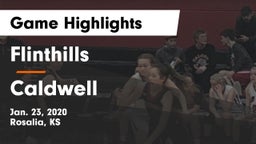 Flinthills  vs Caldwell  Game Highlights - Jan. 23, 2020