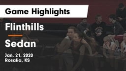 Flinthills  vs Sedan  Game Highlights - Jan. 21, 2020