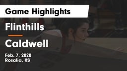 Flinthills  vs Caldwell  Game Highlights - Feb. 7, 2020