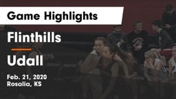 Flinthills  vs Udall  Game Highlights - Feb. 21, 2020
