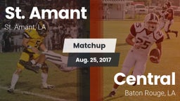 Matchup: St. Amant High vs. Central  2017