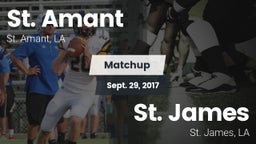 Matchup: St. Amant High vs. St. James  2017