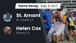 Recap: St. Amant  vs. Helen Cox  2017