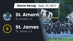 Recap: St. Amant  vs. St. James  2017