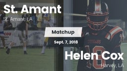 Matchup: St. Amant High vs. Helen Cox  2018