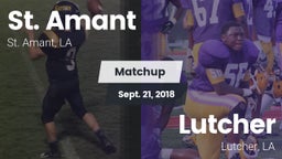 Matchup: St. Amant High vs. Lutcher  2018