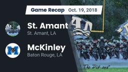 Recap: St. Amant  vs. McKinley  2018