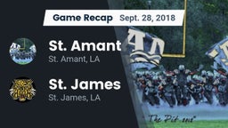 Recap: St. Amant  vs. St. James  2018