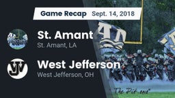 Recap: St. Amant  vs. West Jefferson  2018