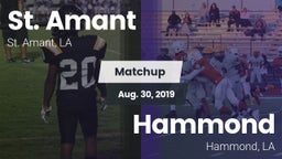 Matchup: St. Amant High vs. Hammond  2019