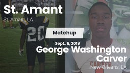 Matchup: St. Amant High vs. George Washington Carver  2019