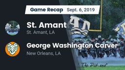 Recap: St. Amant  vs. George Washington Carver  2019