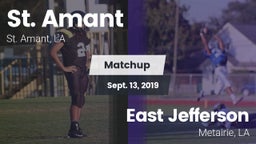 Matchup: St. Amant High vs. East Jefferson  2019