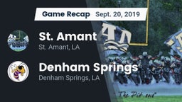 Recap: St. Amant  vs. Denham Springs  2019