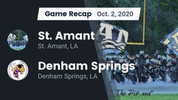 Recap: St. Amant  vs. Denham Springs  2020