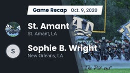 Recap: St. Amant  vs. Sophie B. Wright  2020