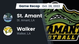 Recap: St. Amant  vs. Walker  2022