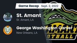 Recap: St. Amant  vs. George Washington Carver  2022