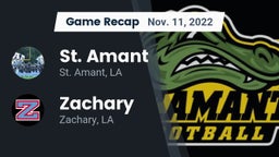 Recap: St. Amant  vs. Zachary  2022