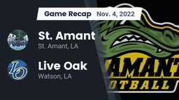Recap: St. Amant  vs. Live Oak  2022