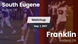 Matchup: South Eugene High vs. Franklin  2017