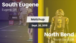 Matchup: South Eugene High vs. North Bend  2019