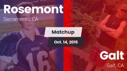 Matchup: Rosemont  vs. Galt  2016