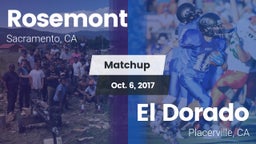 Matchup: Rosemont  vs. El Dorado  2017