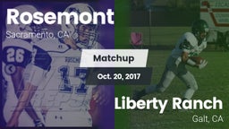 Matchup: Rosemont  vs. Liberty Ranch  2017