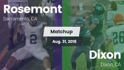Matchup: Rosemont  vs. Dixon  2018