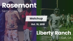 Matchup: Rosemont  vs. Liberty Ranch  2018