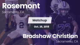 Matchup: Rosemont  vs. Bradshaw Christian  2018