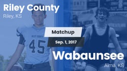 Matchup: Riley County High vs. Wabaunsee  2017