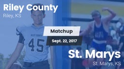 Matchup: Riley County High vs. St. Marys  2017