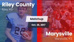 Matchup: Riley County High vs. Marysville  2017