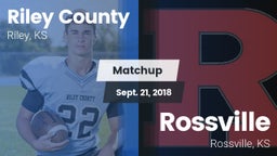 Matchup: Riley County High vs. Rossville  2018